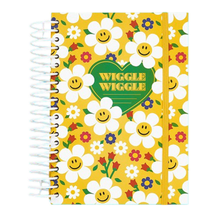 Wiggle Wiggle Hard Cover Spring Note Spring Garden