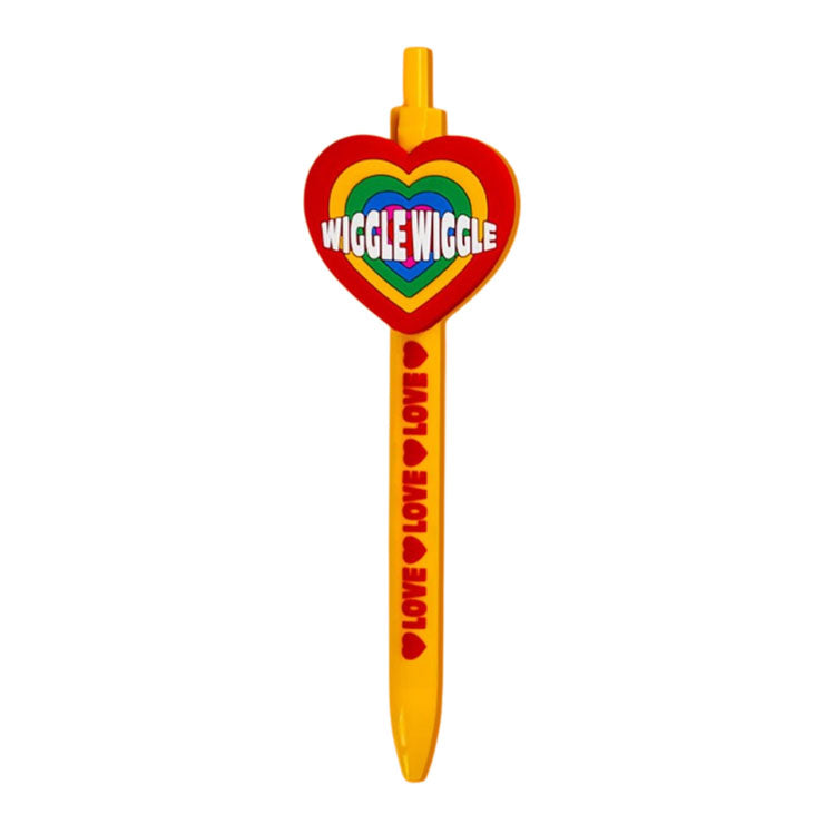 Wiggle Wiggle PVC Ballpoint Pen, Wiggle Heart