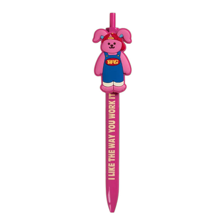 Wiggle Wiggle PVC Ballpoint Pen, Little Play Bunny