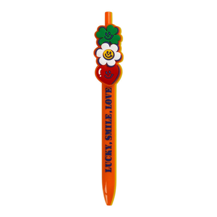 Wiggle Wiggle PVC Ballpoint Pen, Smile Friends