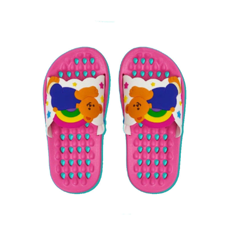 Wiggle Wiggle Kids Broom Slipper, Cloud Bear (195mm)