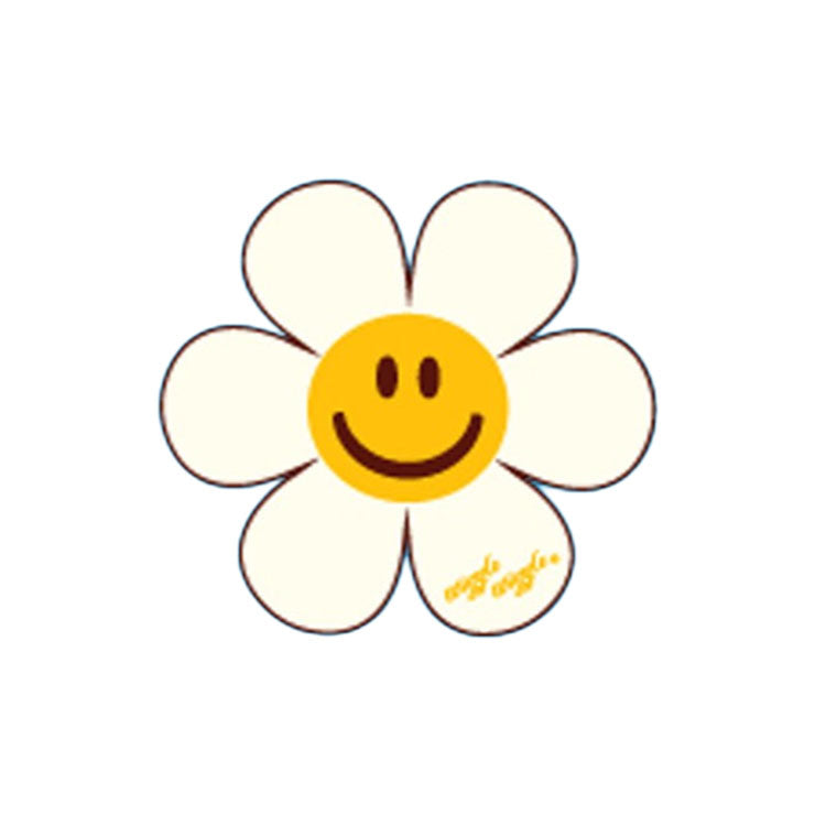 Wiggle Wiggle Point Sticker, Smile We Love
