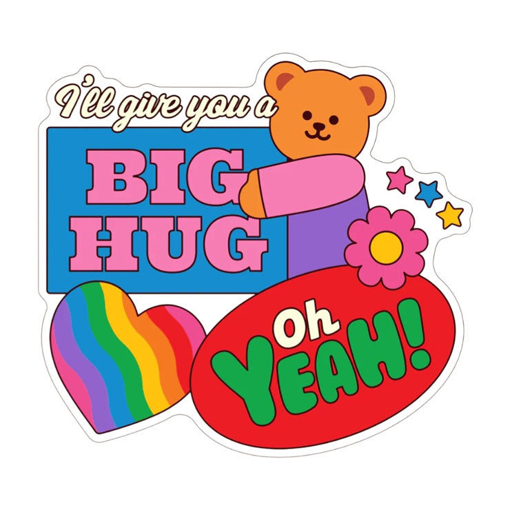Wiggle Wiggle Point Sticker Big Hug