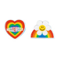 Wiggle Wiggle Clip Set Smile And Wiggle Heart Acrylic