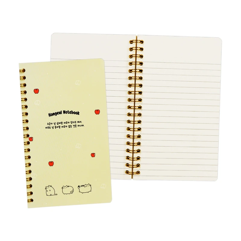 Oxford Spiral Mini Notebook D532MN Hangul 2024 Design Iv #4 Fat Cats