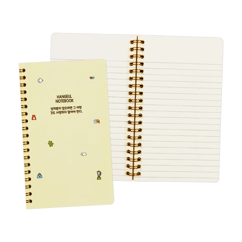 Oxford Spiral Mini Notebook D537MN Hangul 2024 Design Iv #11 Cute Icons