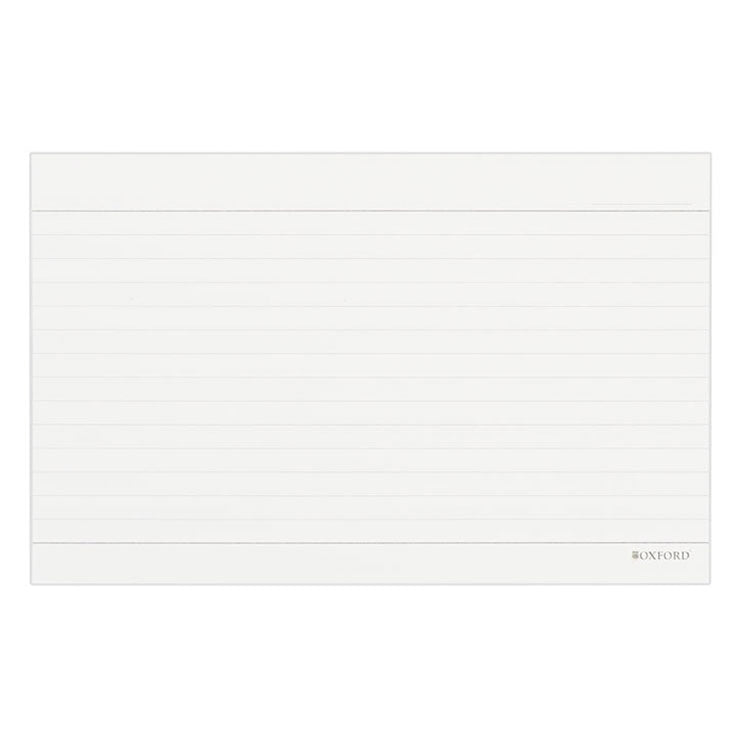 Oxford Index Card 5x8 inches 25's 180 gsm, White - Pre-Printed Forms & Vouchers