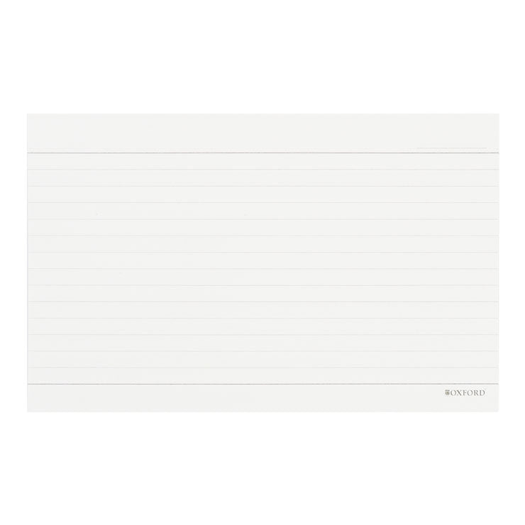OXFORD Index Card 5x8 inches 50's 180 gsm, White - Pre-Printed Forms & Vouchers