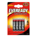 Eveready Battery AAA 1212Bp4 Black 4S - Home & Office Supplies