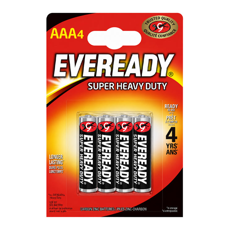 Eveready Battery AAA 1212Bp4 Black 4S - Home & Office Supplies