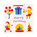 Best Buy Printed Gift Bag Christmas Medium Santa & Elf with Gift Tags 30x30cm xmgbm41