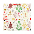 Best Buy Printed Gift Bag Christmas Medium Trees with Gift Tags 30x30cm xmgbm56