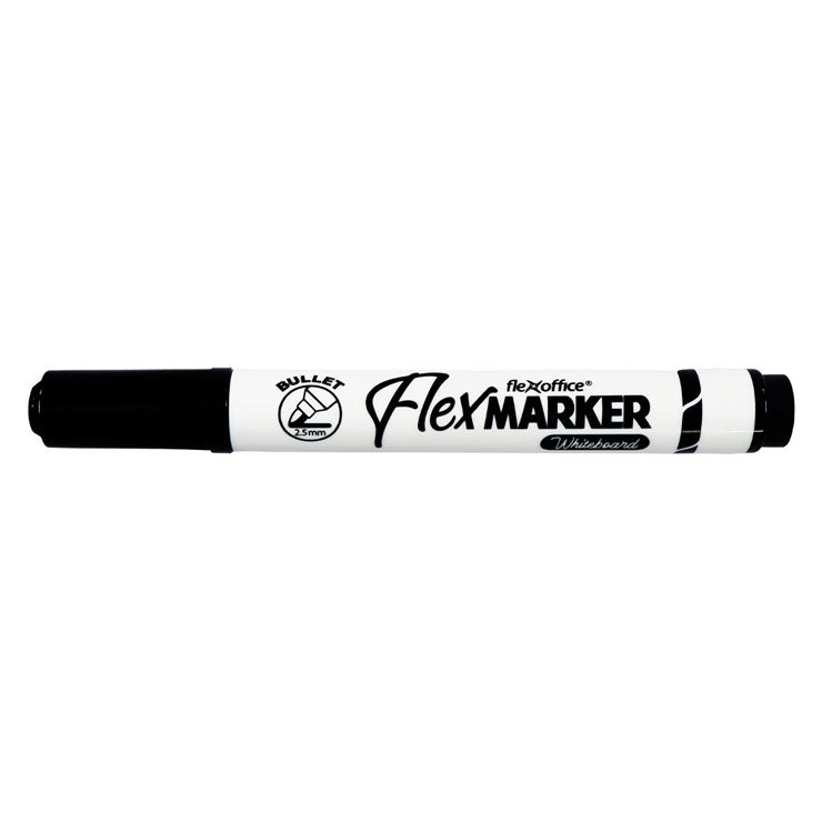 Flex Office Whiteboard Marker Black FO-WB03 - School & Office Supplies