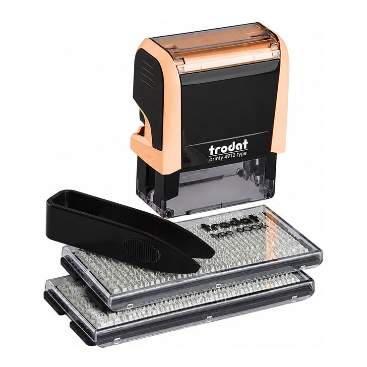 Trodat Stamper DIY 4912 Pastel Cream Typo Printy