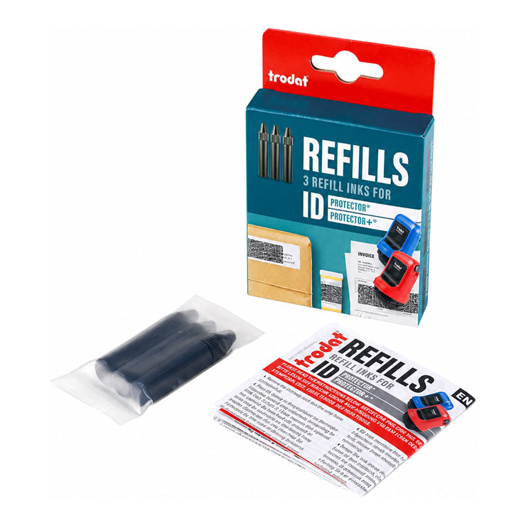 Trodat Stamper Security Refill IRF21IDP Black Ink 3’s Kit