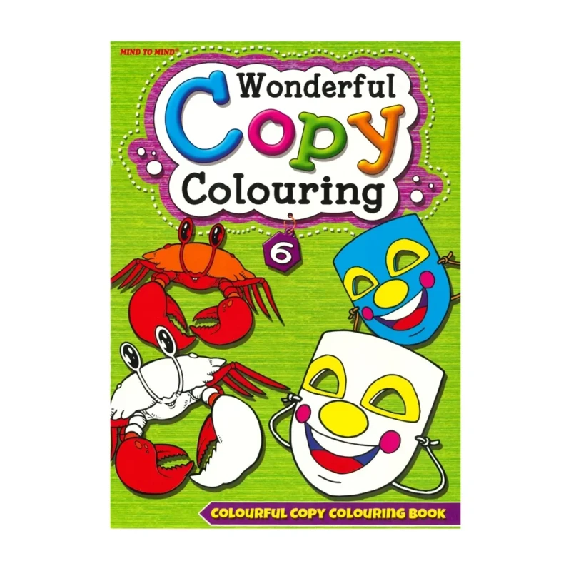 Wonderful Copy Colouring Book 6 Trade Paperback - Kids Activity Workbooks