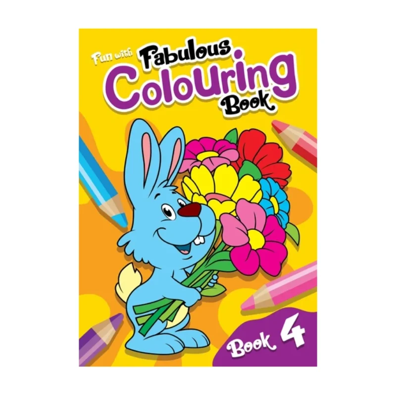 Fun With Fabulous Colouring Book 4 Trade Paperback - Kids Activity Workbooks