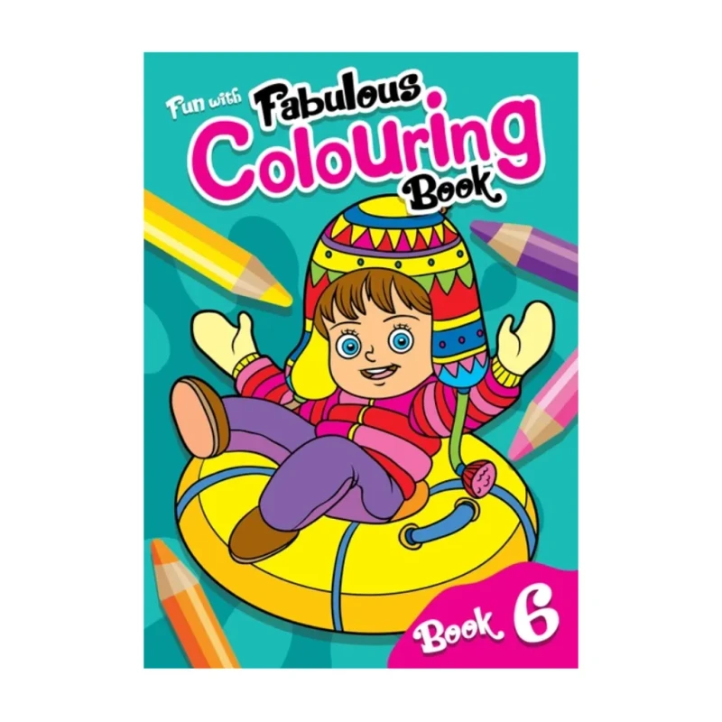 Fun With Fabulous Colouring Book 6 Trade Paperback - Kids Activity Workbooks