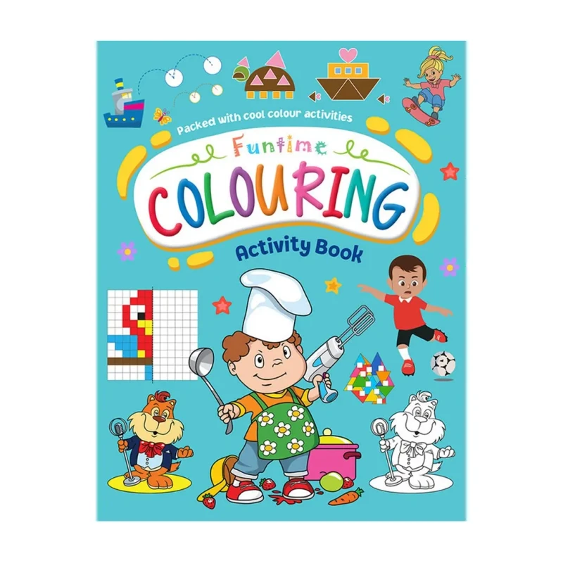 Funtime: Colouring Activity Book - Trade Paperback - Activity Books