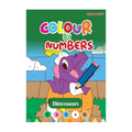 Colour By Numbers: Dinosaurs Trade Paperback - Coloring Books