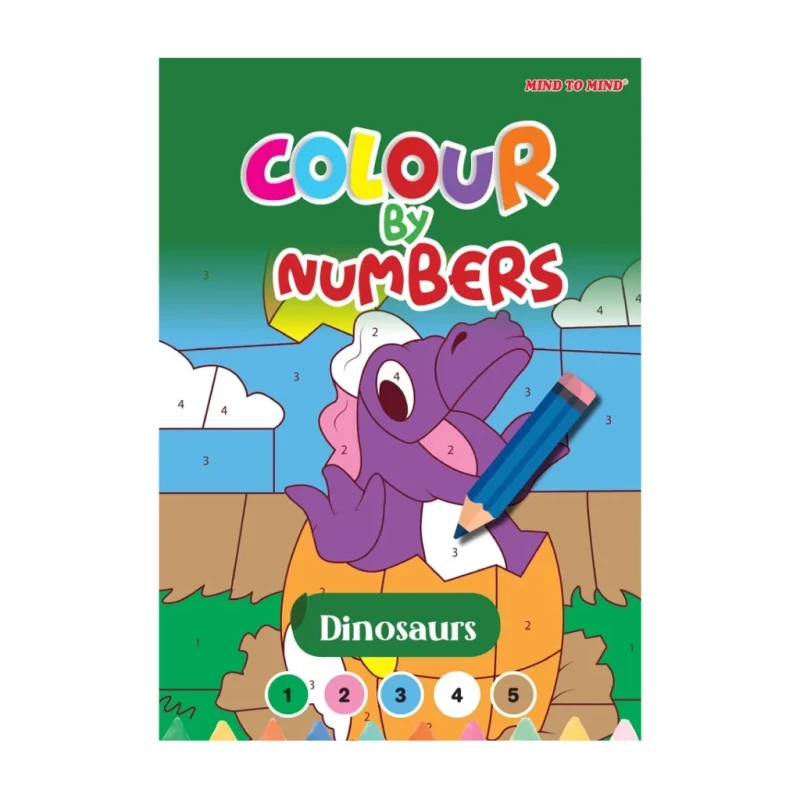 Colour By Numbers: Dinosaurs Trade Paperback - Coloring Books
