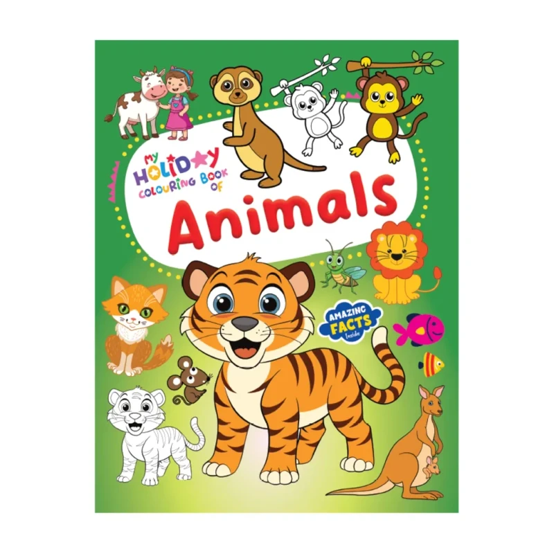 My Holiday Colouring Book Of: Animals Trade Paperback - Coloring Books