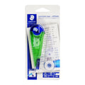 Staedtler Refillable Correction Tape 5mmx6mm 6202-5BKSLO, Green with 1 Refill