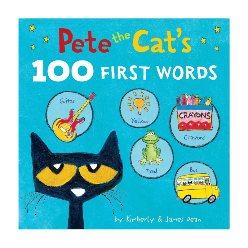 Pete The Cat’s 100 First Words By James Dean - Board Book - Books for Kids