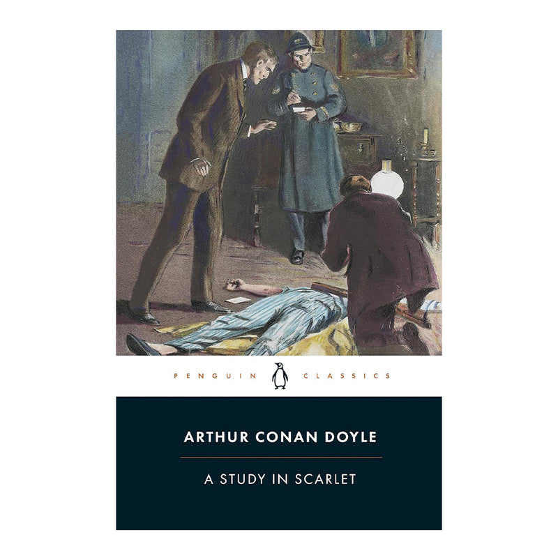 Penguin Black Spine Classics: A Study In Scarlet by Arthur Conan Doyle - Trade Paperback