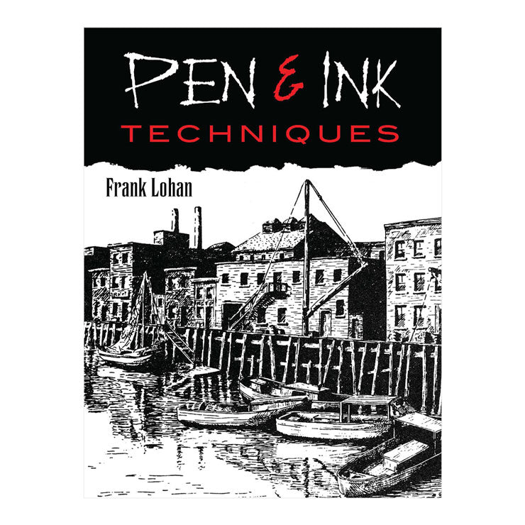 Pen & Ink Techniques by Frank Lohan - Trade Paperback - Art Books