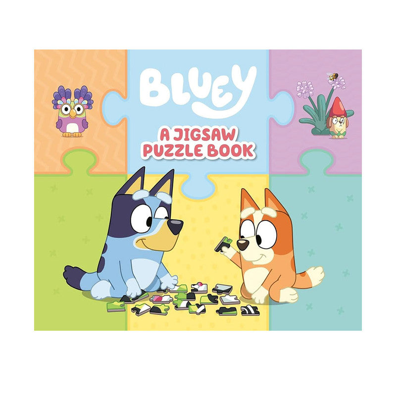 Bluey: A Jigsaw Puzzle Book : Includes 4 Double Sided Puzzles