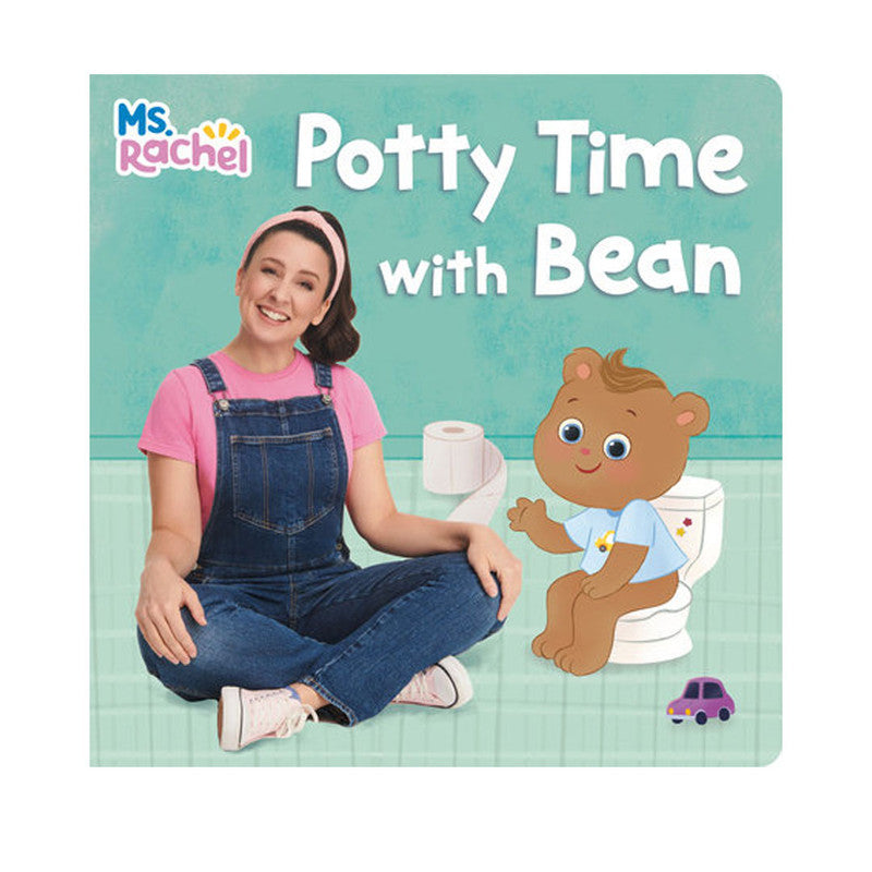 Potty Time With Bean (Ms. Rachel) Board Book