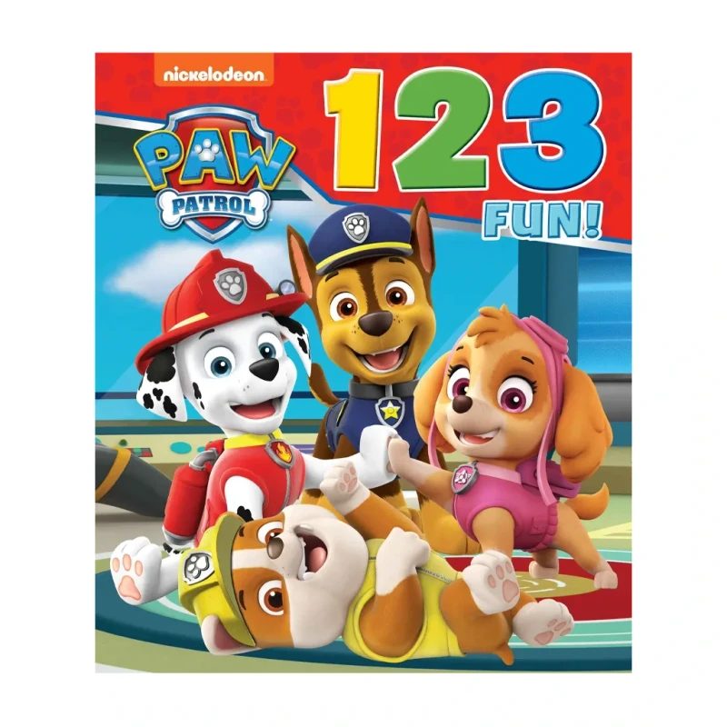 PAW Patrol: 123 Fun! by Mary Rodgers - Trade Paperback - Children's Books
