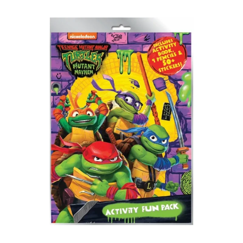 Activity Fun Pack: TMNT Mutant Mayhem - Trade Paperback - Activity Books for Kids
