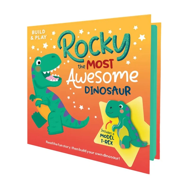 Build & Play: Rocky The Most Incredible Dinosaur Trade Paperback - Picture Books