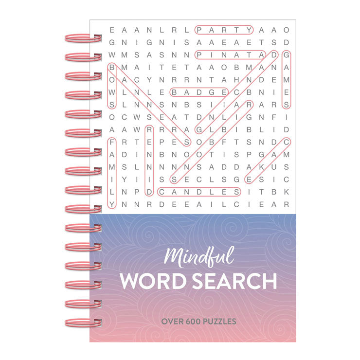 Mindful 600 Puzzles - Word Search By Lake Press - Trade Paperback - Games
