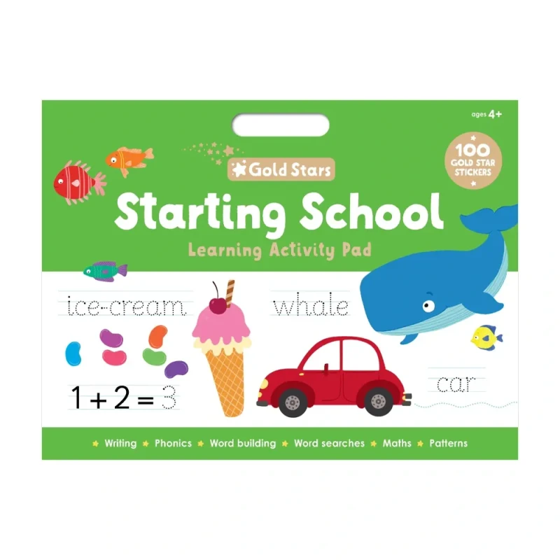 Gold Stars Volume 3 Starting School Large Pad Trade Paperback - Writing Workbooks