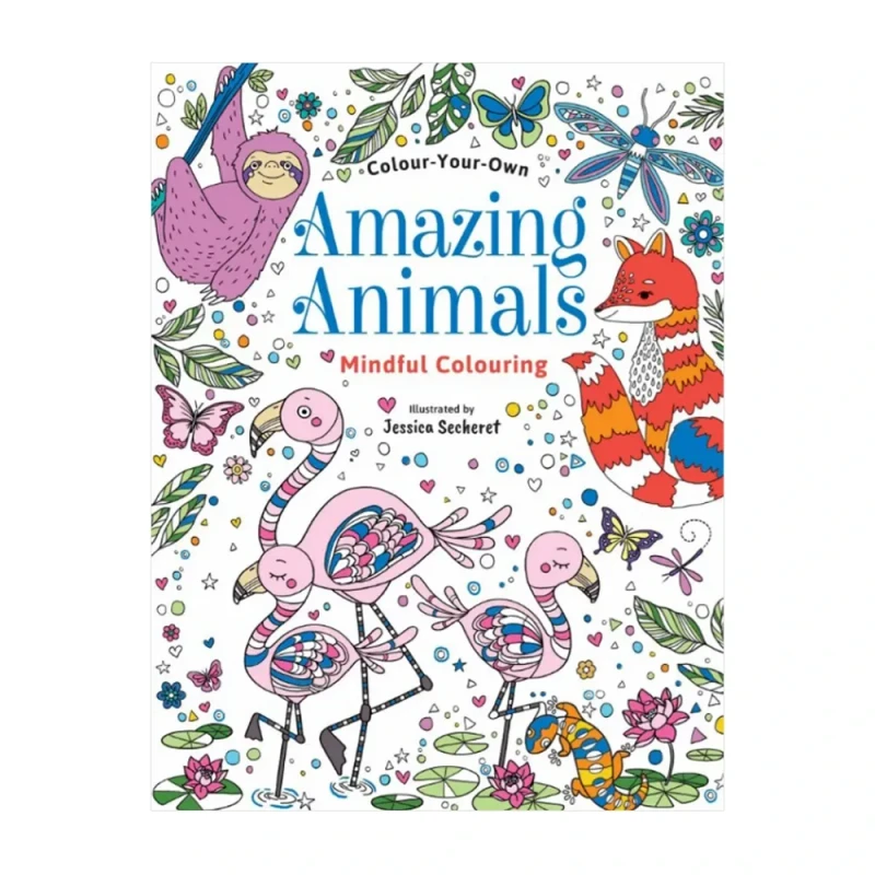 Colour Your Own Amazing Animals (Mindful Colouring) Trade Paperback - Art - Lifestyle