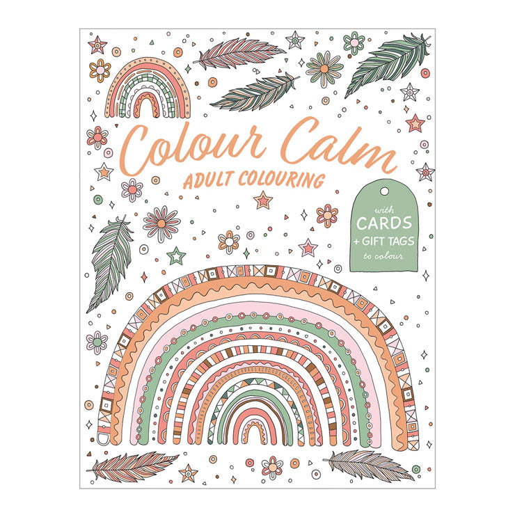 Colour Calm - Deluxe Adult Coloring by Lakepress - Trade Paperback - Adult Coloring Books