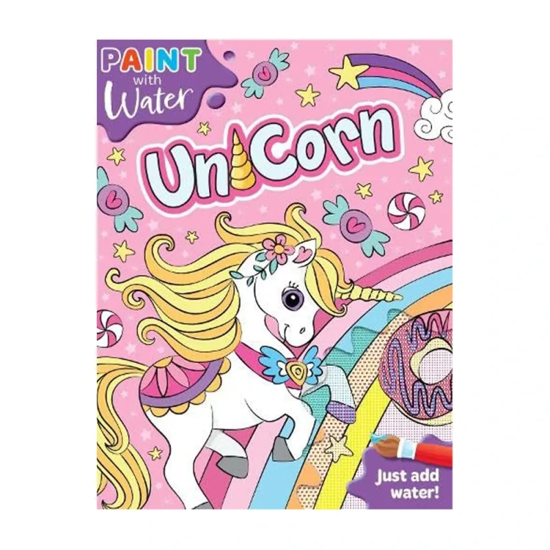 Paint With Water Unicorn Trade Paperback - General Hobbies