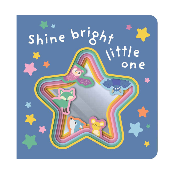 Graduating Mirror Shine Bright Little One Board Book