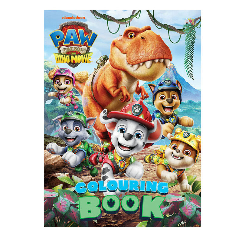 Paw Patrol The Dino Movie Colouring Book Trade Paperback