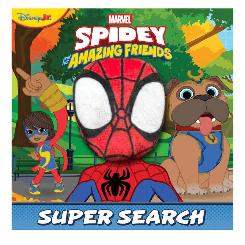 Spidey And His Amazing Friends Finger Puppet Book Super Search Board Book