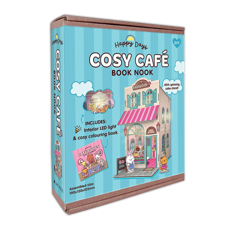 Happy Days Cosy Cafe Book Nook Kit Hardcover