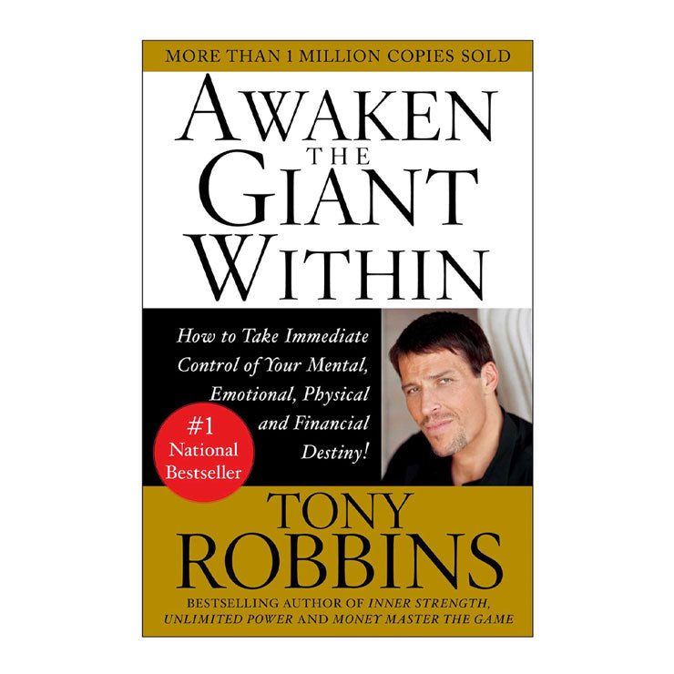 Awaken the Giant Within by Tony Robbins - Trade Paperback - Leadership Books