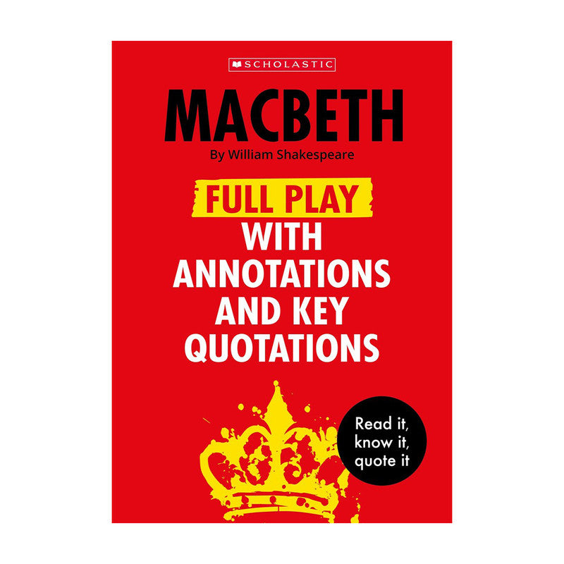Macbeth (Full Text with Annotations) by William Shakespeare - Trade Paperback