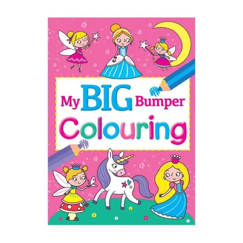 My Big Bumper Colouring (Pink) Trade Paperback By Brown Watson