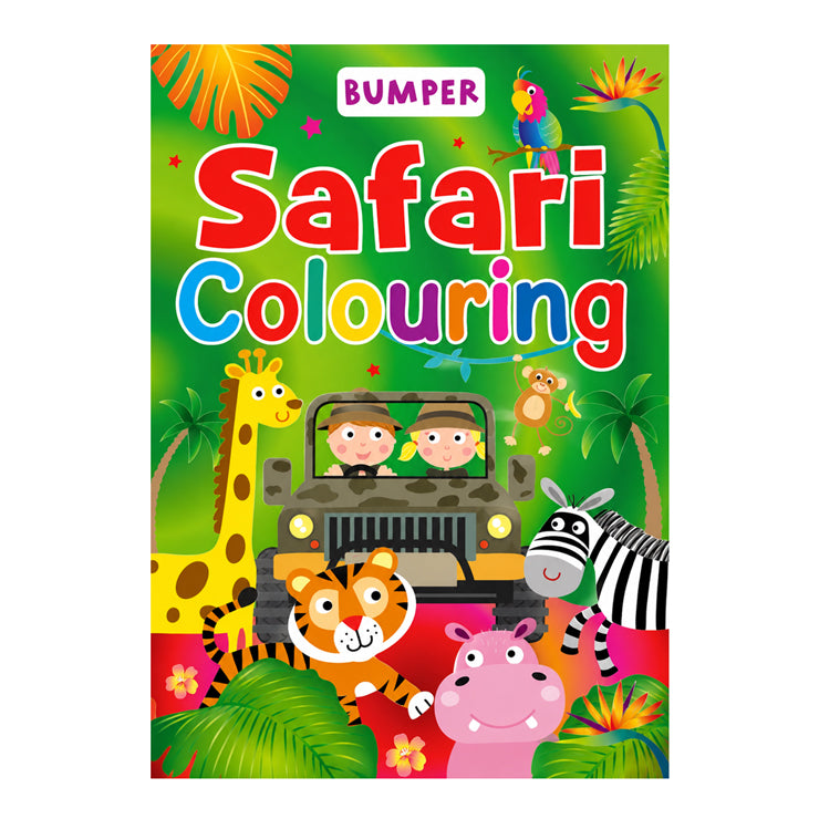 Bumper Safari Colouring by Brown Watson Trade Paperback - Coloring Books