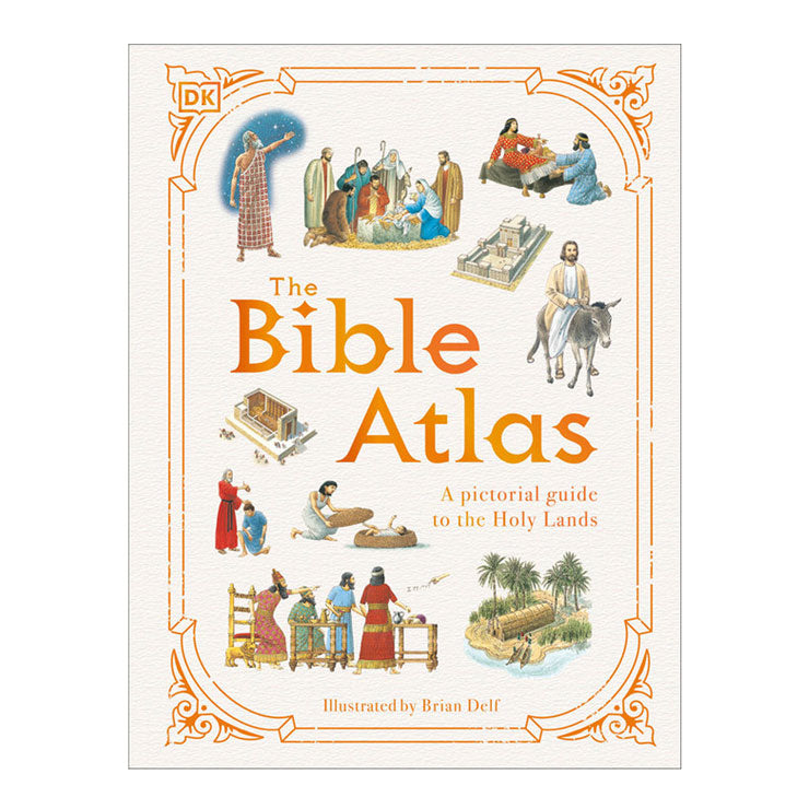 The Bible Atlas: A Pictorial Guide To The Holy Lands By DK - Hardcover - Reference for Kids