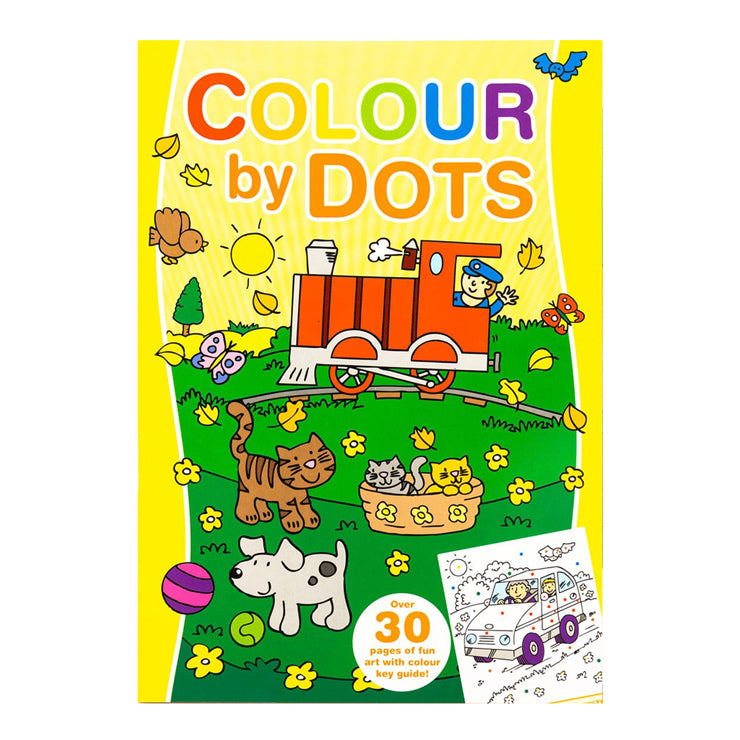 Colour By Dots (Yellow Cover)Paperback By Alligator Publishing Limited (Activity For Kids)